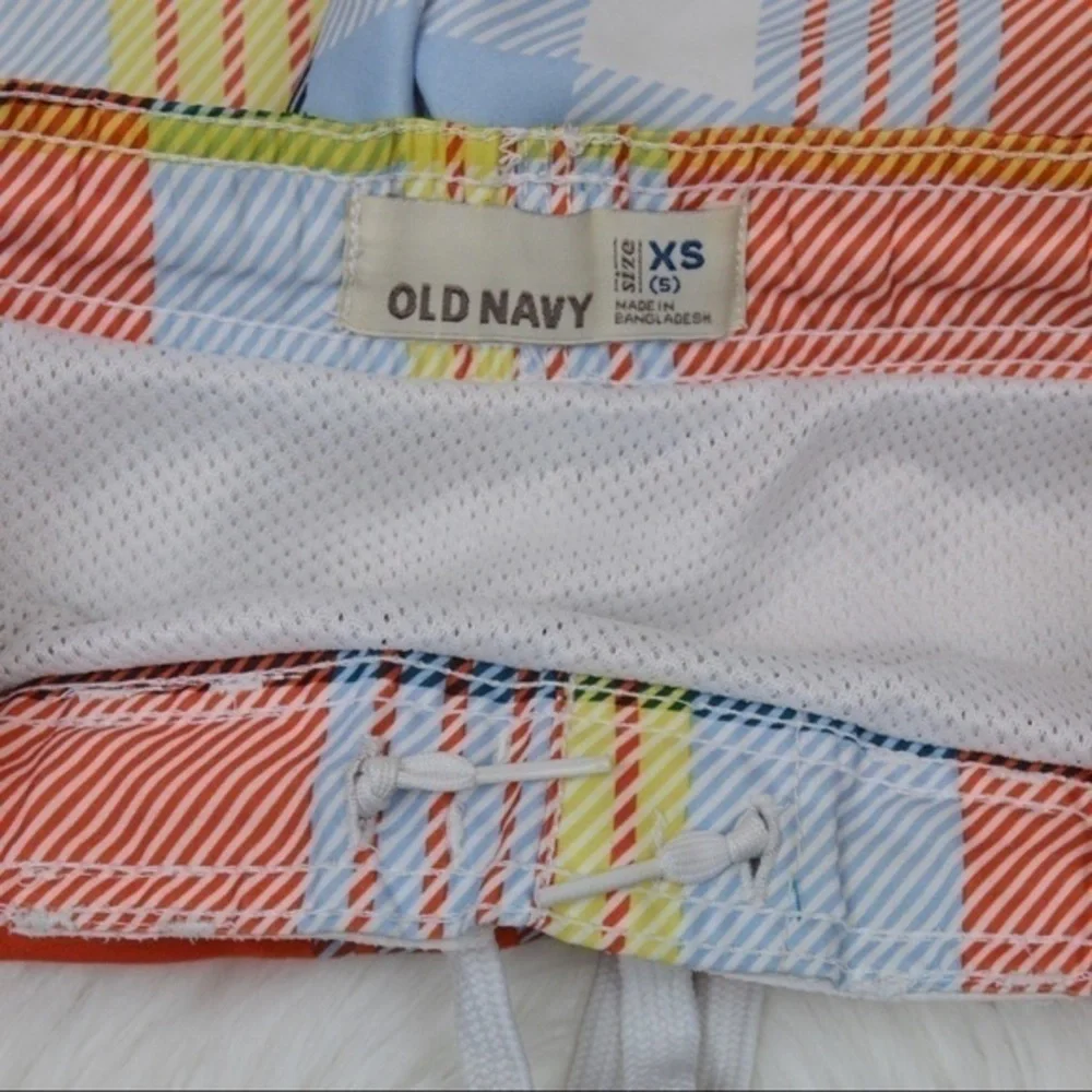 Boys‎ Old Navy Plaid Swim Shorts Trunks Size XS 5